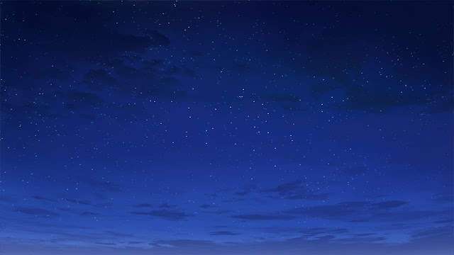 Restful Starry Evening (Anime Landscape)