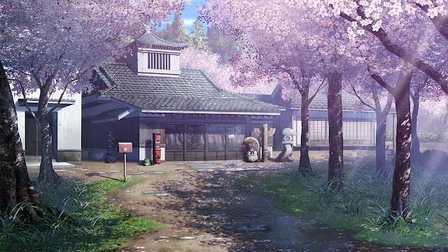 Frail Oriental Store (Anime Background)