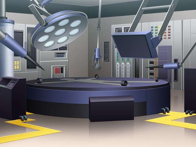 Sci-Fi Surgical plot Room (Anime Background)