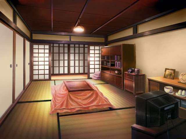 Small Eastern Living Room (Anime Background)