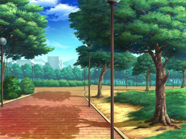 Metropolis Central Park (Anime Background)