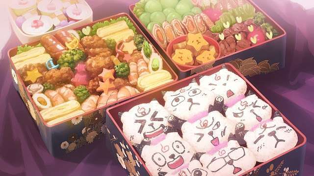 Phenomenal Bento Bins (Anime Background)