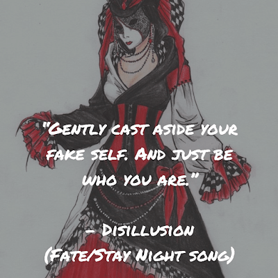 Disillusion Destiny/Discontinue Evening Song Quote Diagnosis