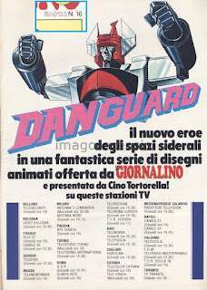 Riepilogo sulle informazioni disponibili riguardo la prima trasmissione dimostrabile di Danguard-Ace giovedì 26 aprile 1979 – varie testate