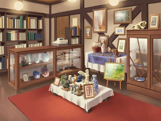 Jap Antiques Shop (Anime Background)