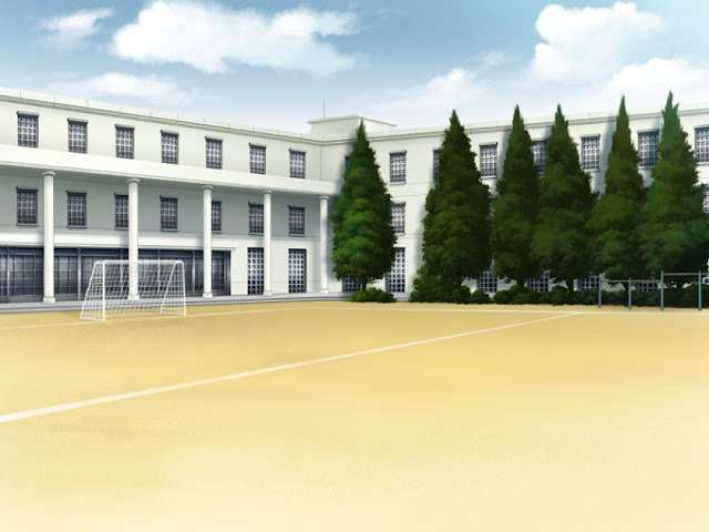 College Soccer Field (Anime Background)