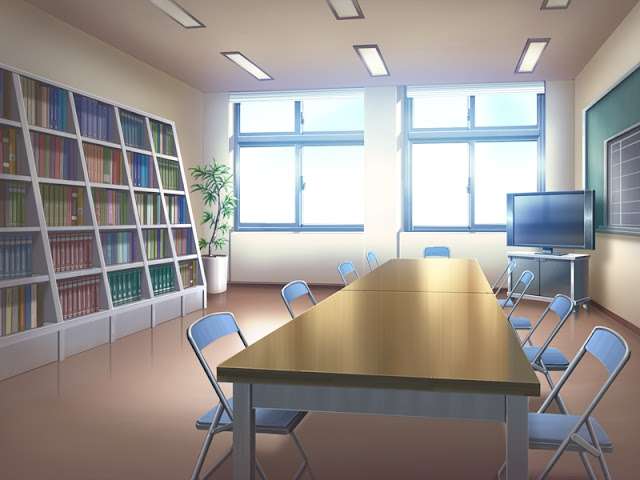Library Finding out Room (Anime Background)