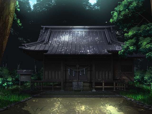 Unlit Temple (Anime Background)