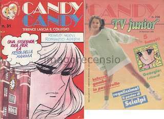 Pubblicità del merchandising di Candy Candy dalle pagine del giornalino di “Candy Candy” dal 1981 al 1985 (non sequenza completa) – Prima parte