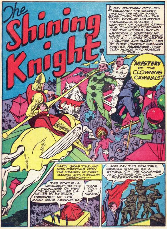 Lately in Comics Historical previous, Mardi Gras: That is the Knight That the Lights Went Out in NOLA
