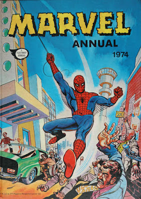 Fifty Years Ago This day! The 1973 Marvel UK annuals for 1974.