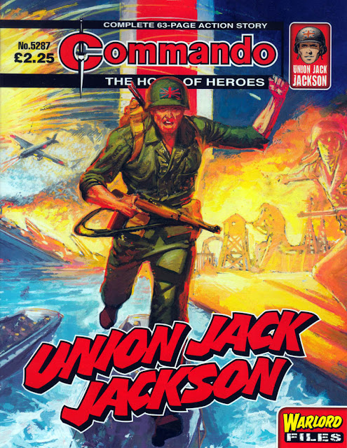 Now it’s the flip of UNION JACK JACKSON to come to comics