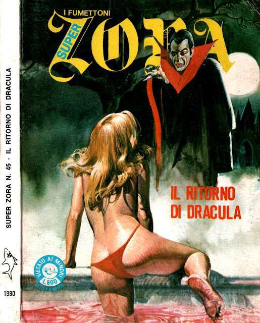 I MITICI FUMETTI: SUPER ZORA IN…IL RITORNO DI DRACULA – LA PAURA DEL VAMPIRO (ALBO N.45)