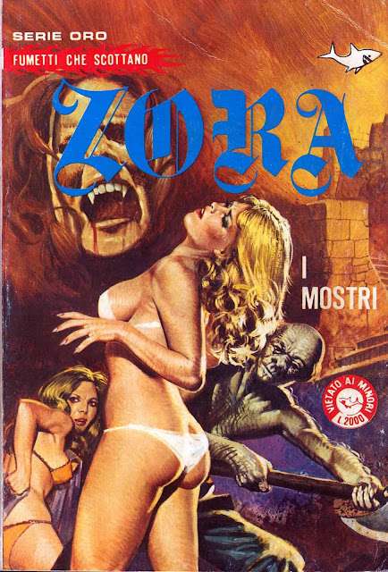 I MITICI FUMETTI: ZORA in…I MOSTRI –   CACCIATORE DI VAMPIRI  (EPISODI N.7 e 8 – SERIE ORO N.4)