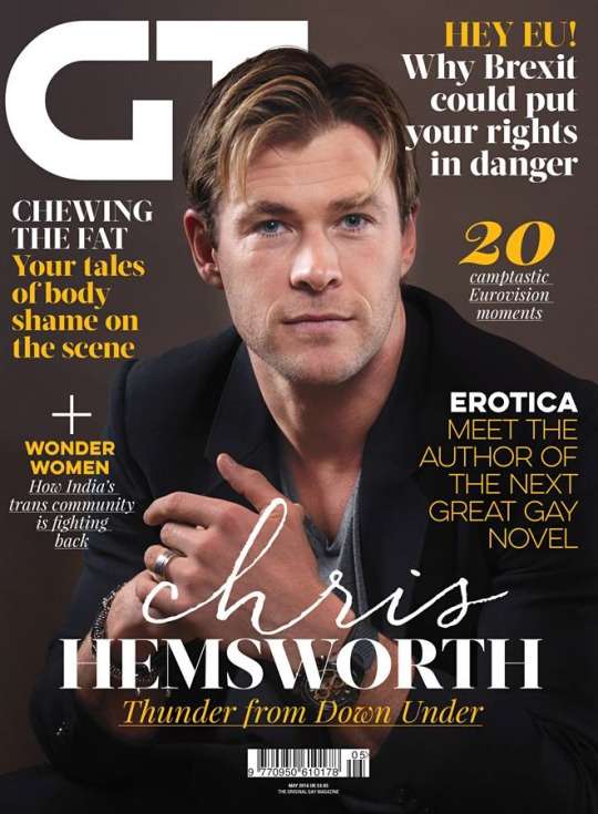 La copertina homosexual del mese: Chris Emsworth
