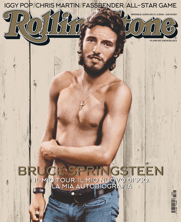 Bruce Springsteen a 66 anni per le quilt del secolo su Rollingstone journal!